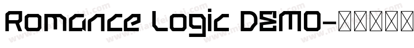 Romance Logic DEMO字体转换